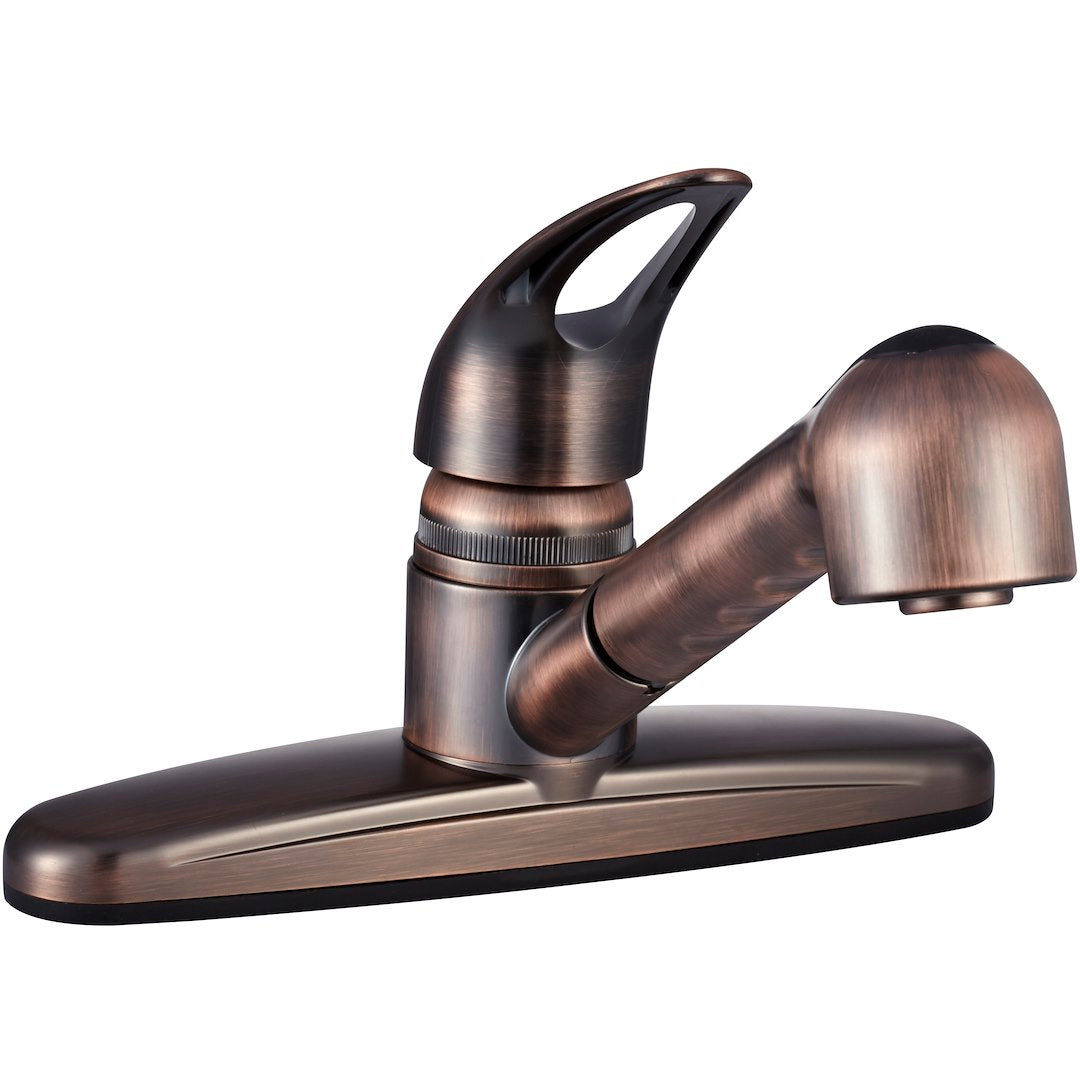 DURA FAUCET PLASTIC PULL-OUT RV KITCH [DF-PK100-ORB]