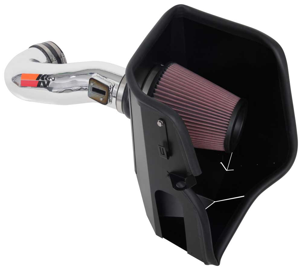 K&N FILTER PERF. INTAKE KIT; CHEVROLET SILVERA [77-3110KP]