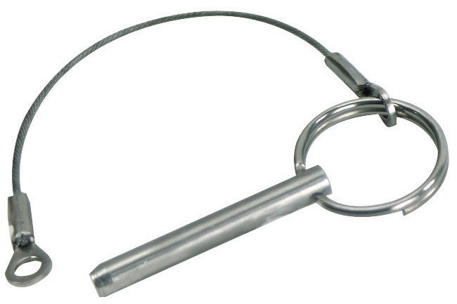 WHITECAP IND S.S. QUICK RELEASE PIN 1' &LANYARD [S-1020C]