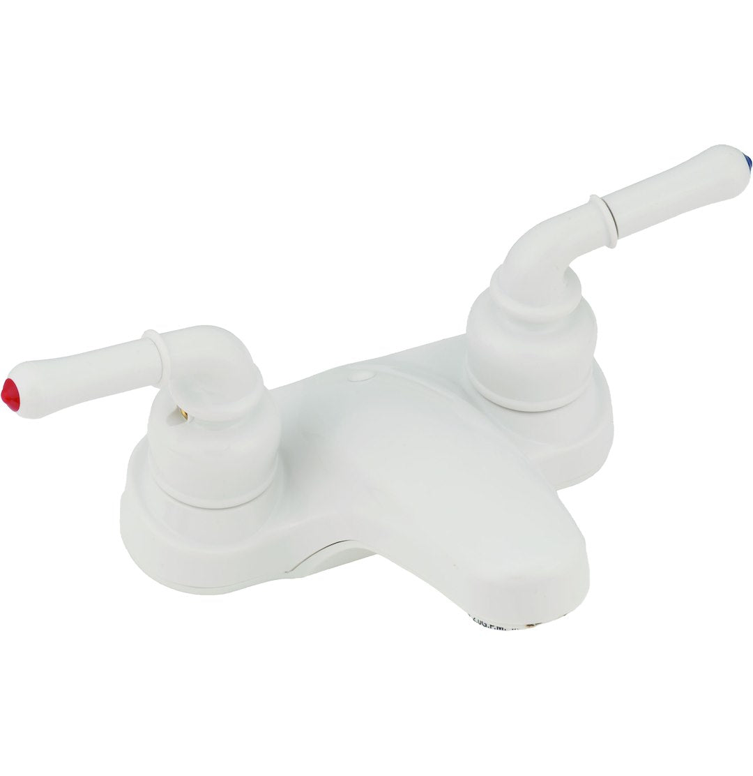 EMPIRE FAUCE 4'  LAV W/ LVR HDLS WHT [U-YWI77W]
