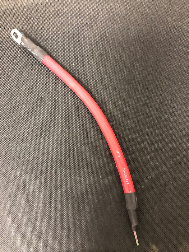 HELIX RACING BATTERY CABLE  RED 8' [680-6708]