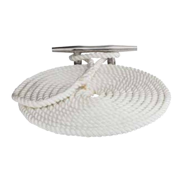 SEA DOG TWISTED NYLON DOCK LINE 3/8' X [301110020WH-1]