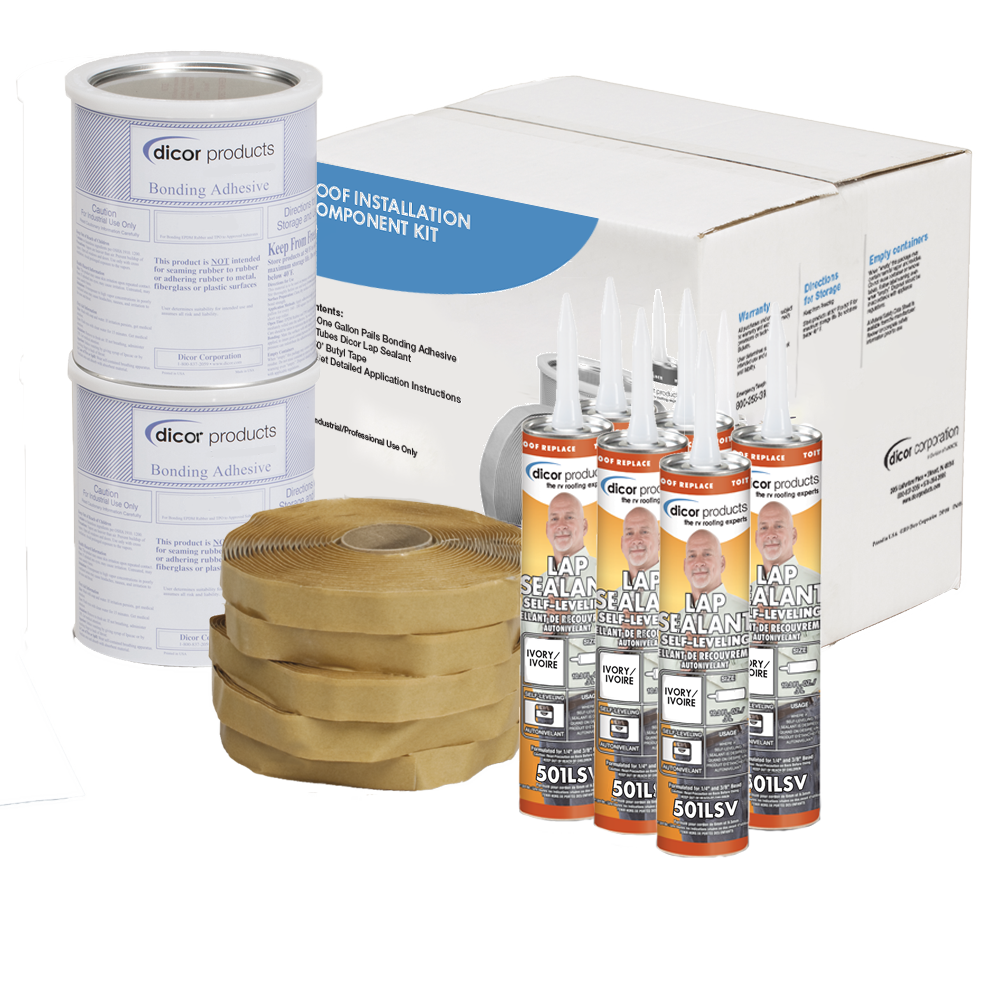 DICOR CORP IVORY INSTALLATION KIT [401CK-V]