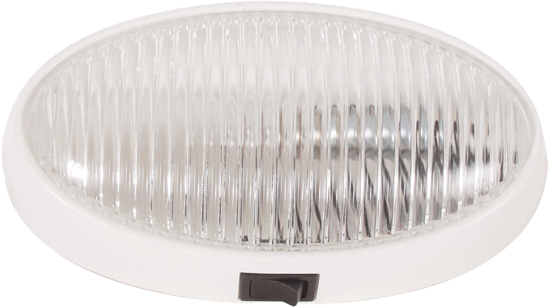 OPTRONICS PORCH LIGHT OV W/SWITCH  CLEAR [RVPL7CP]