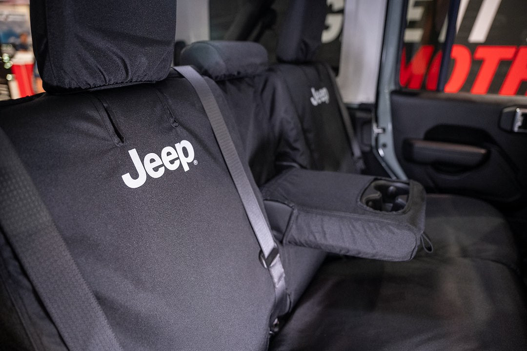 COVERCRAFT ENDURA JEEP LOGO SEATSAVER CUSTOM S [SSJ7455FJ11WFBK]