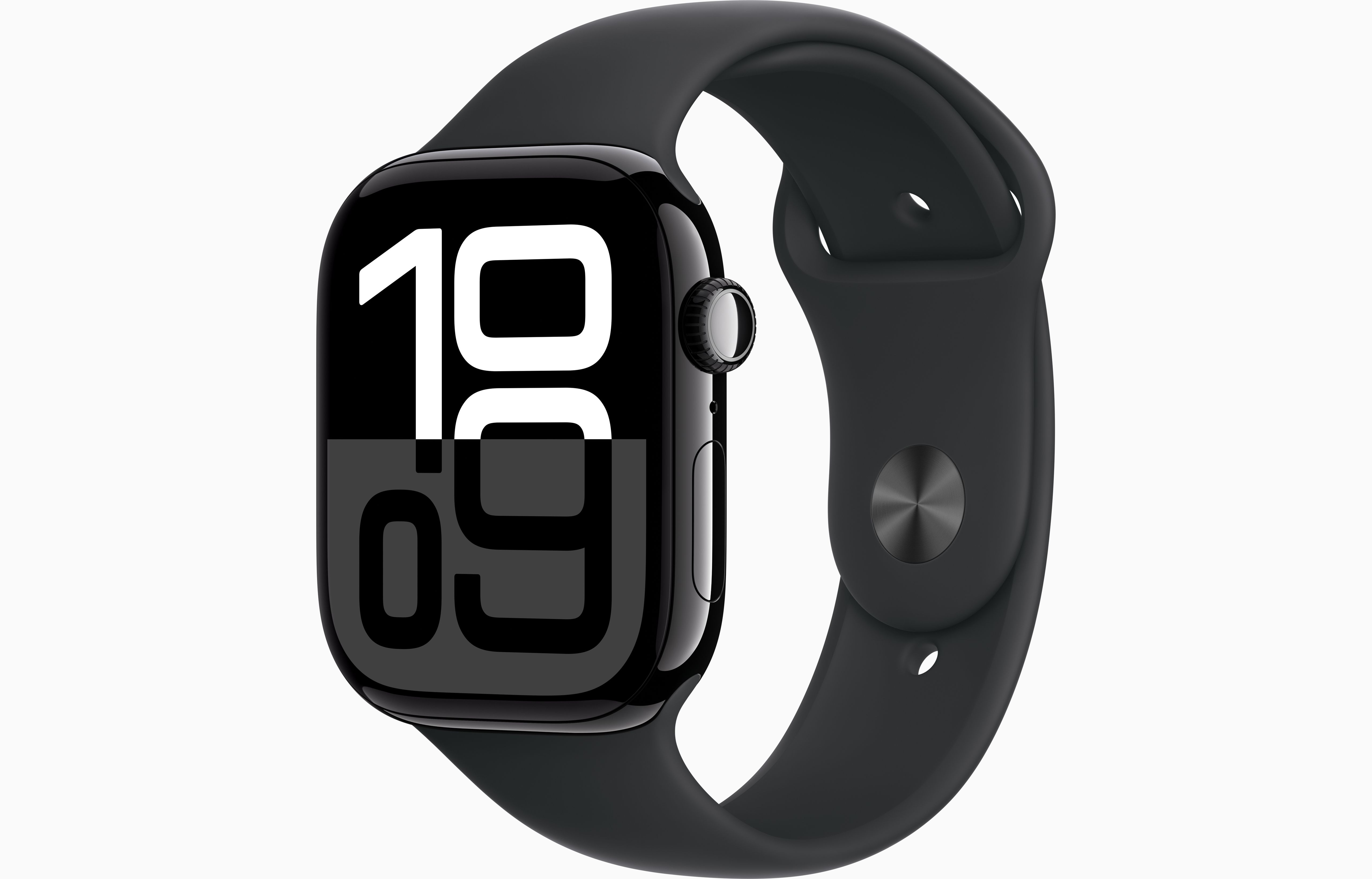 Apple Watch Series 10 (GPS) 46mm Sport Band (Jet Black)