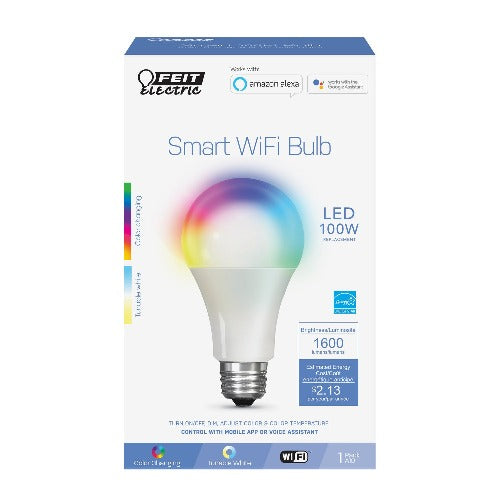 Feit Electric Wi-Fi Smart Bulbs, 4-pack