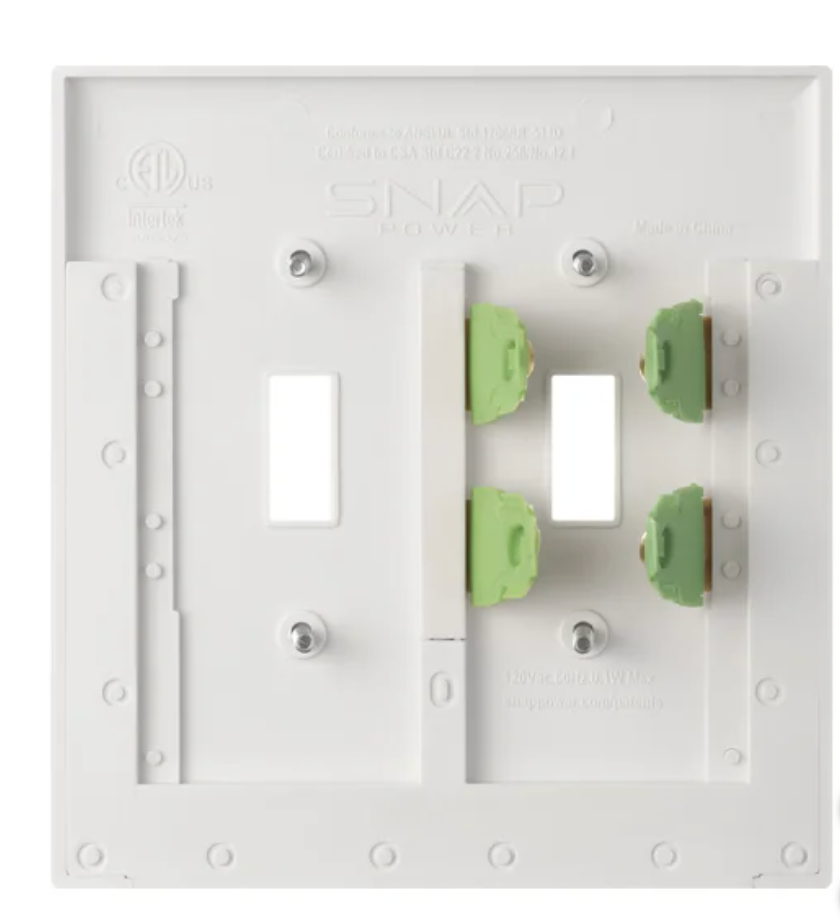 SnapPower LED Toggle SwitchLight, 3-pack (Double-Gang)