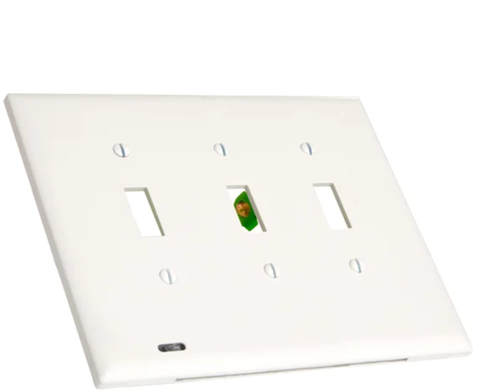 SnapPower LED Toggle SwitchLight, 3-pack (Triple-Gang)