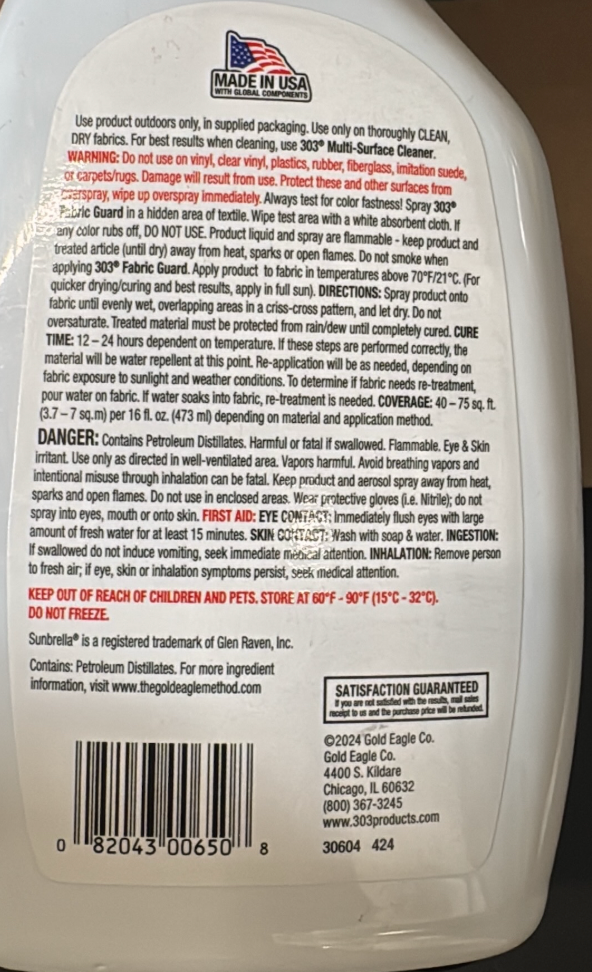 303 Marine Fabric Guard - 16oz [30616]