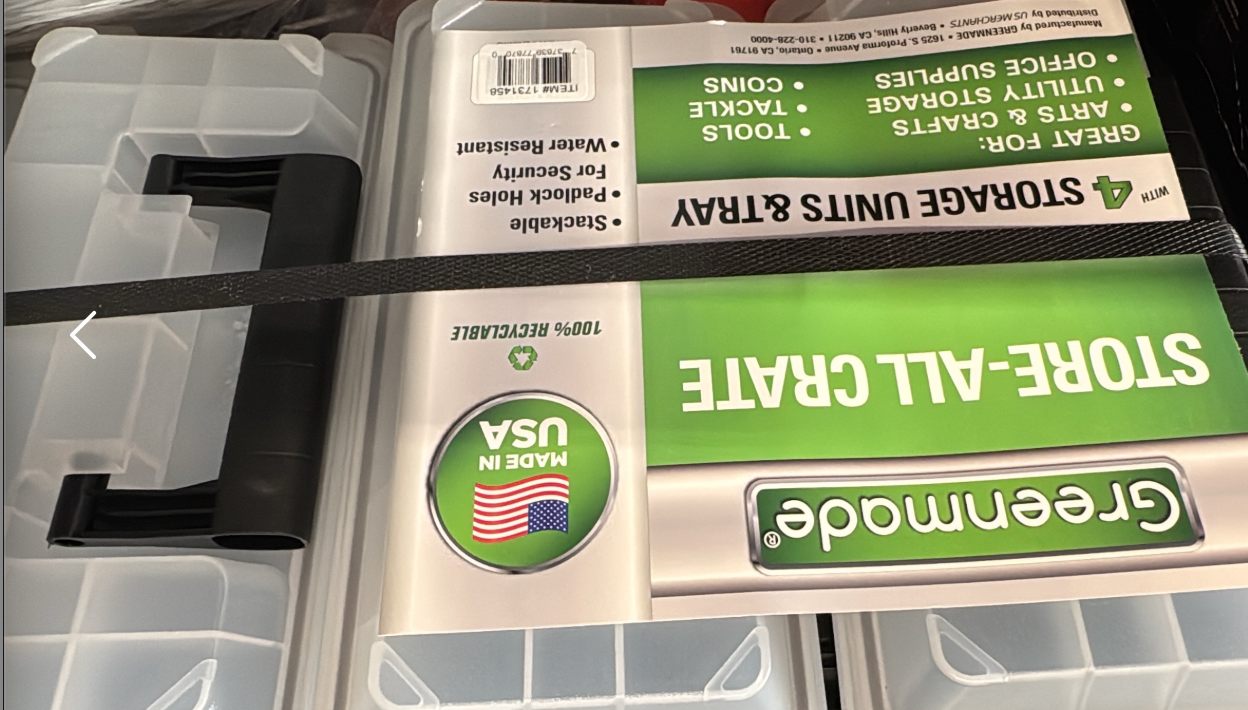 Greenmade Store-All Crate 4 Storage Units & Tray