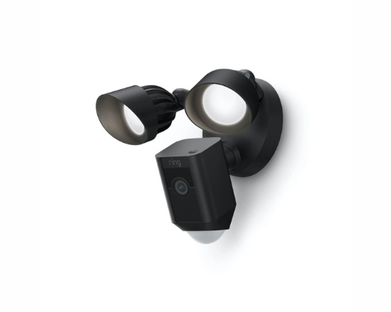 Ring Floodlight Cam Wired Plus Outdoor Camera - Black