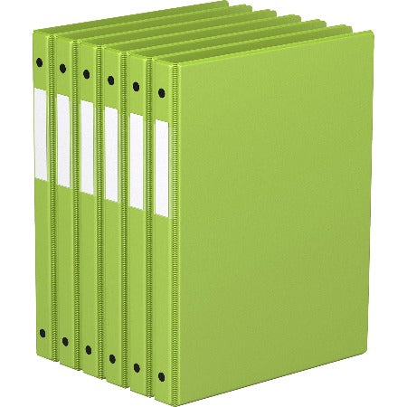 Premium Economy, Round Ring, Binder, 6 Pack (5/8")