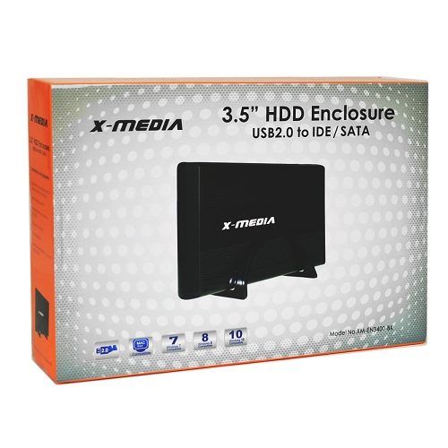 X-Media XM-EN3400-BK 3.5" SATA Hard Drive Enclosure