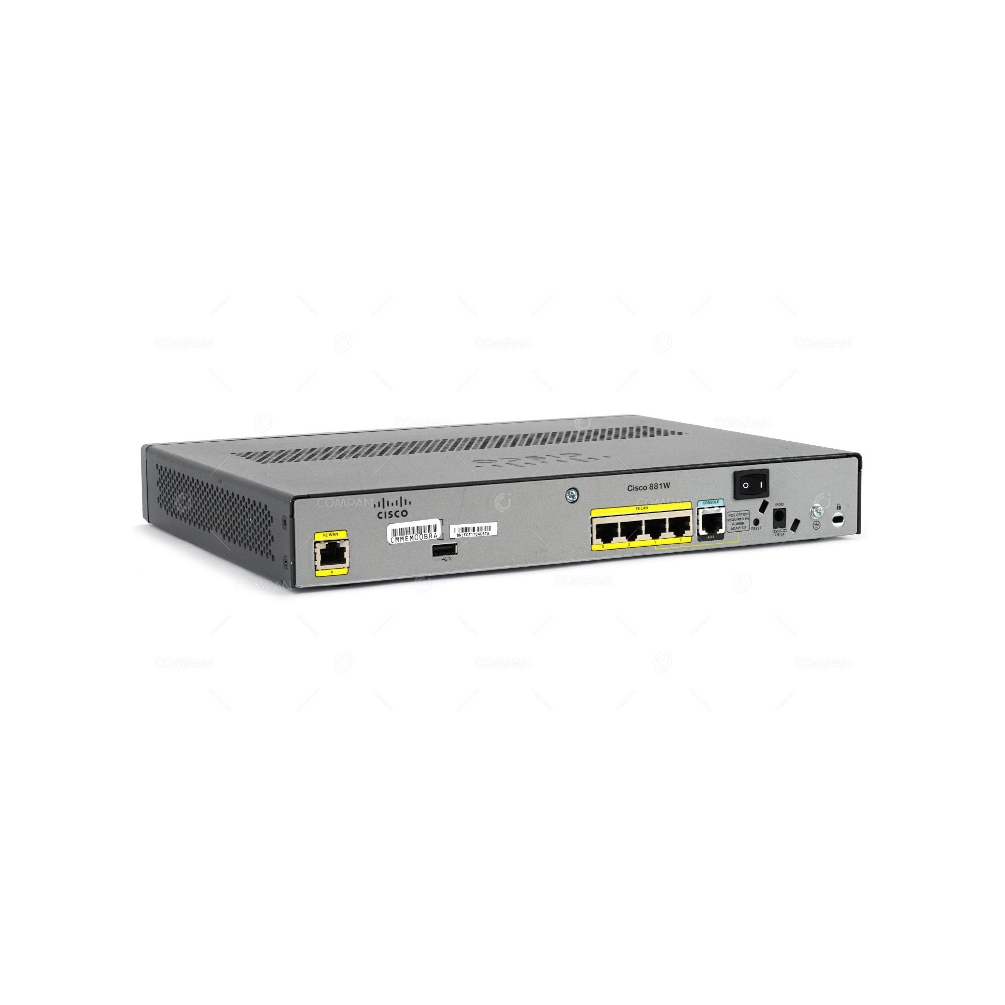 Cisco 881 4-Port 10/100 Wired Router