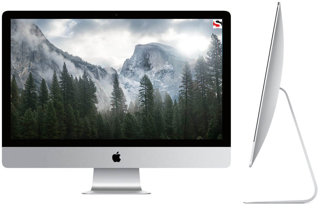 Apple iMac 21" i5 2.8GHz - 8GB 256GB SSD Mac MK442LL/A Desktop Computer - Front View