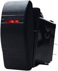 Blue Sea 8287 Water Resistant Contura III Switch - Black