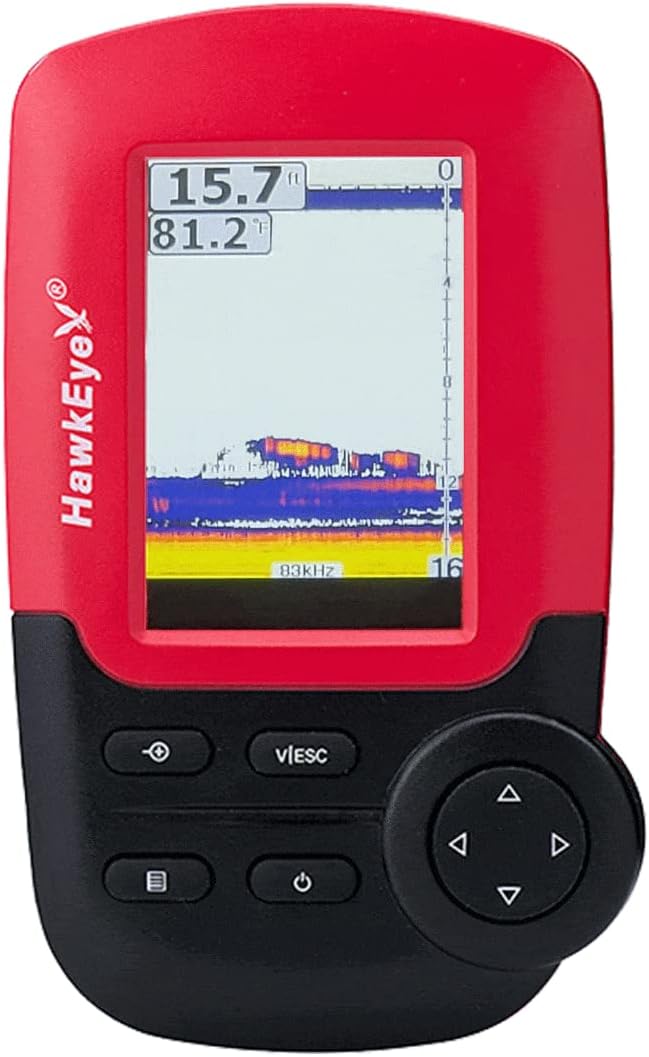 HawkEye FishTrax 1C-K Paddlesport Fishfinder w/Carrying Case [FT1PXC-K]