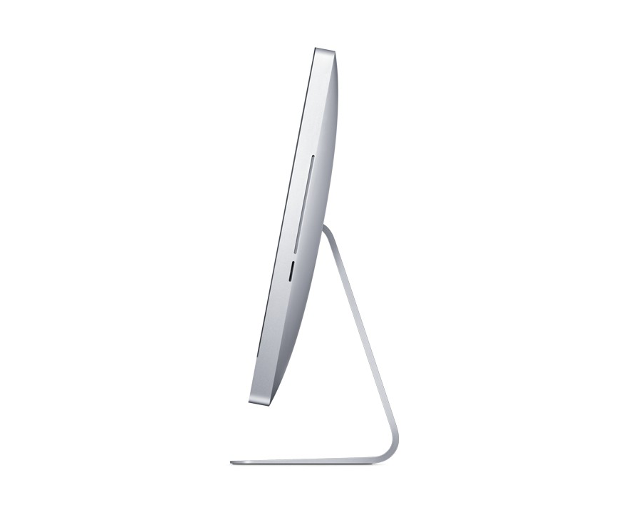 Apple iMac 21.5" Core i3 3.1GHz 8GB 256GB MC978LLA All In One Computer - Side View