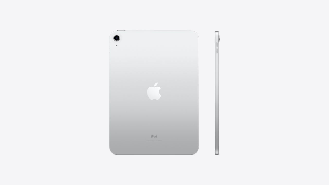 Apple iPad 10th Generation, 10.9 Inch, 64GB Storage, Wi-Fi Only, Silver.