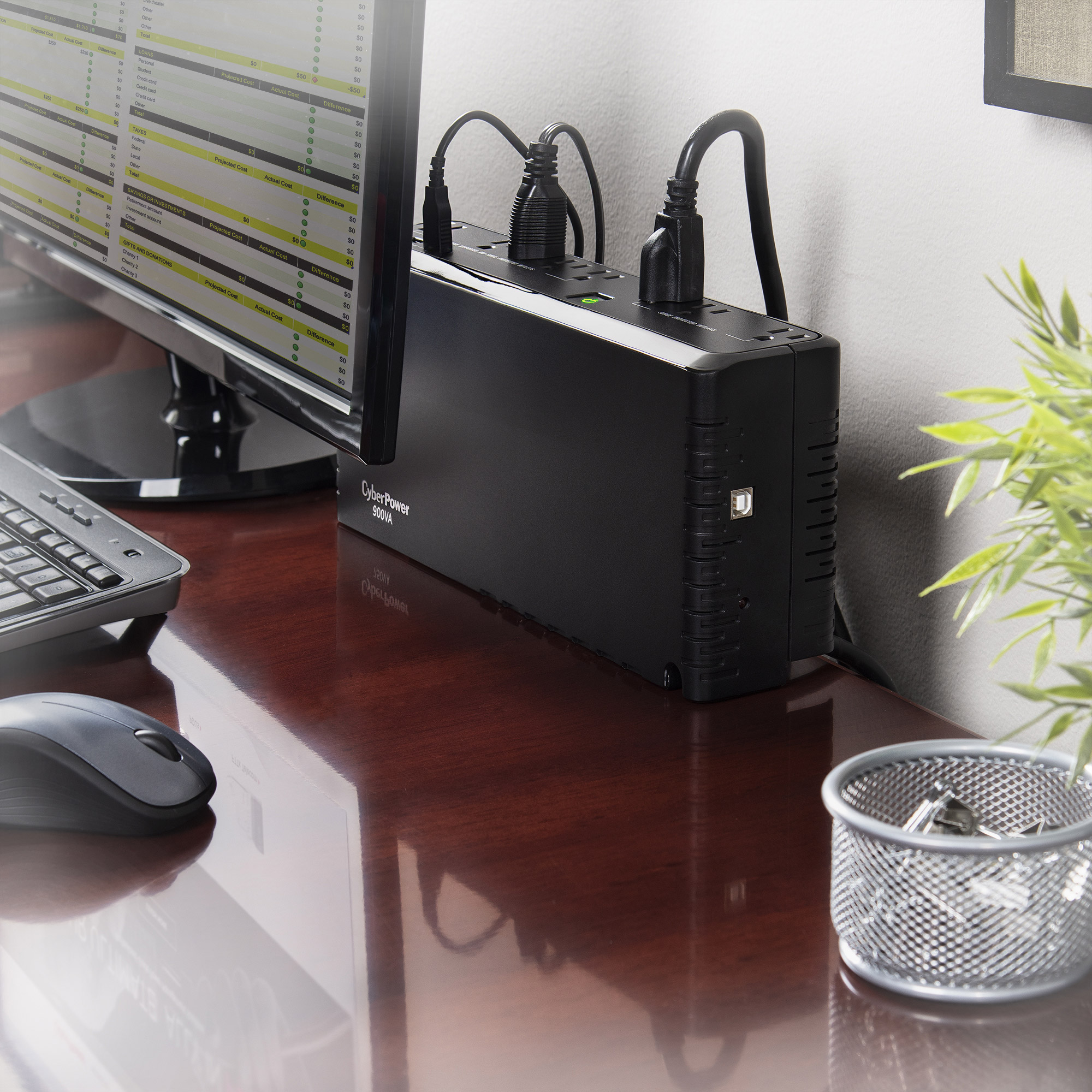 CyberPower UPS Battery Backup with Surge Protection