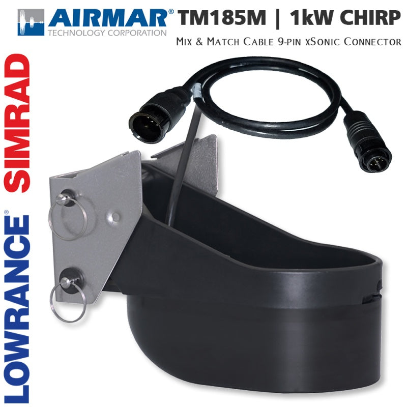 Lowrance TM185M Medium CHIRP 9-Pin Transom Mount