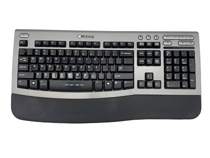 Gateway keyboard and pocket mouse combo