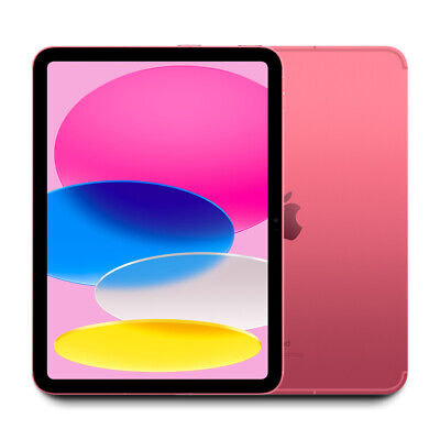 Apple iPad 10th Gen - 10.9", 256GB, WiFi Tablet + Cellular (Pink)
