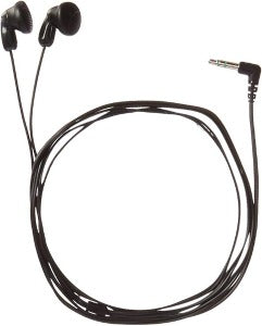 Sony MDR-E9LP/BLK Earbud Headphones, Black