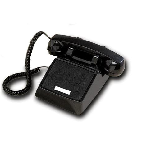 Cortelco 250000-VBA-NDL Black desk no dial