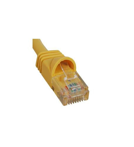 Icc Patch Cord, Cat 6, Molded Boot, 14'  Yl