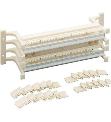 Bloque de cableado Icc 110 con kit de pies, 100 pares, 5E