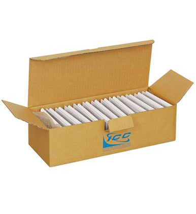 Icc Faceplate, Flat,1-Gang,1-Port, 25Pk, Wh