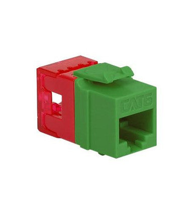 Módulo, Cat 6, HD, Paquete de 25, Verde