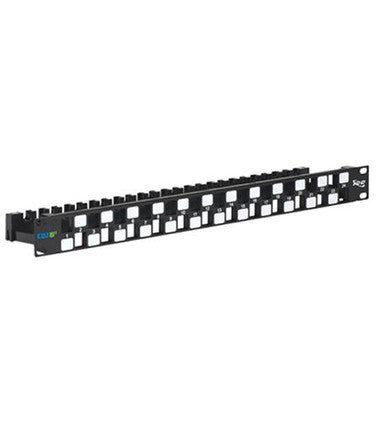 Icc Patch Panel,Blank,Cat 6A Utp,24Port,1Rms