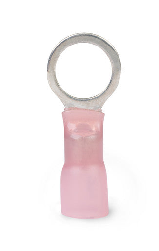 Ancor 8AWG 1/2 anillo terminal termorretráctil rojo paquete de 25