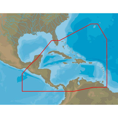 C-MAP M-NA-D065 4D microSD Caribe y Centroamérica