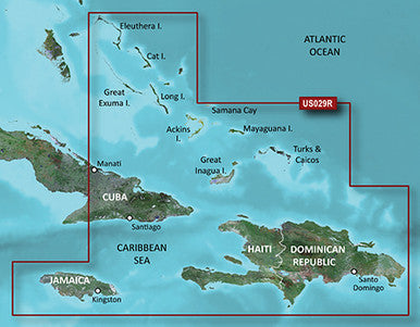 Garmin VUS029R G3 Vision Bahamas du Sud