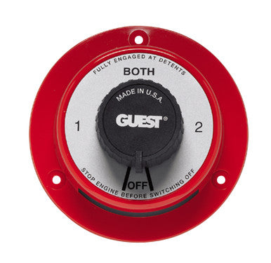 Interruptor de batería Guest 2101 de 4 posiciones sin desconexión de campo