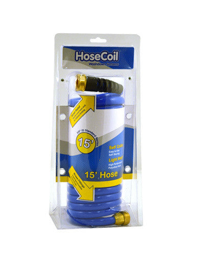 HoseCoil 15' 3/8" Hose with Flex Relief