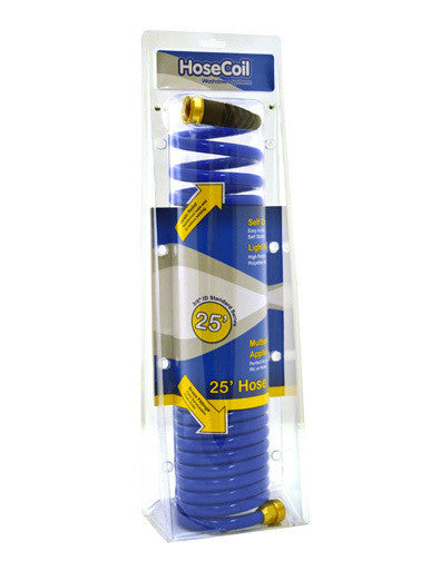 HoseCoil 25' 3/8" Hose with Flex Relief
