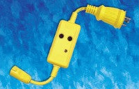 Hubbell HBL105GF 15A Female To 30A Male W/Gfci Protection