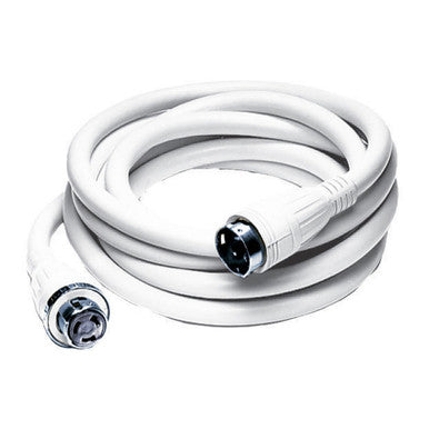 Hubbell HBL61CM42W 50A 250V Cable de tierra blanco de 25 pies