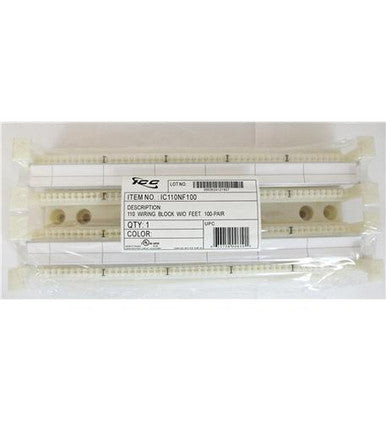 Icc 110 Wiring Block W/O Ft, 100-Pair,Cat 5E