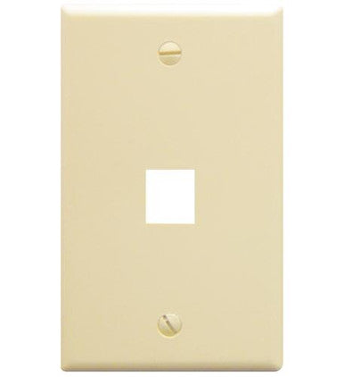 ICC IC107F01AL - 1Port Face - Almond