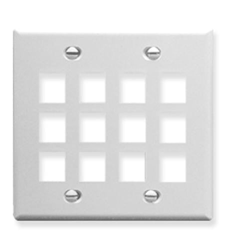 Icc Ic107F12Wh - 12Port Face - White