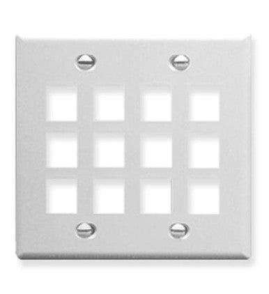 Icc Ic107F12Wh - 12Port Face - White