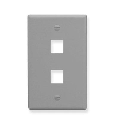 Icc Ic107F02Gy - 2 Port Face - Gray