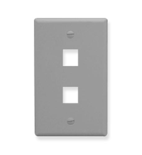Icc Ic107F02Gy - 2 Port Face - Gray