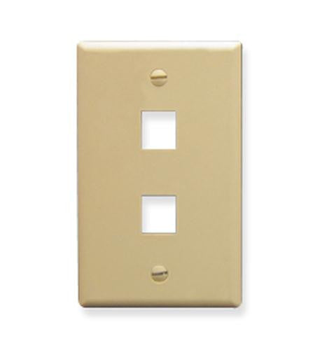 Icc Ic107F02Iv - 2Port Face Ivory
